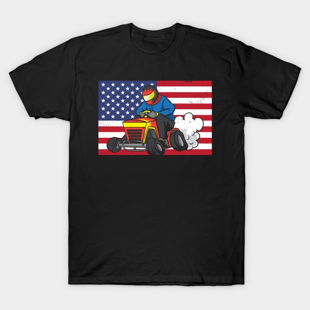 American Lawn Mower T-Shirt by maxdax